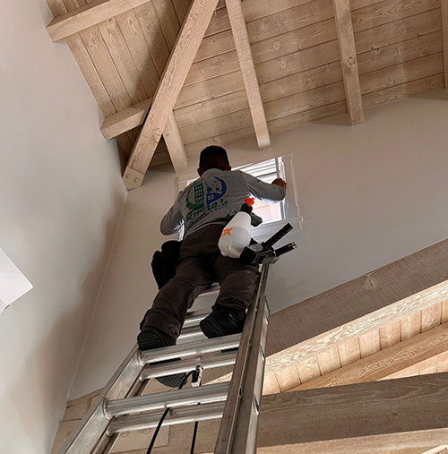 Window Cleaning - Interior Building