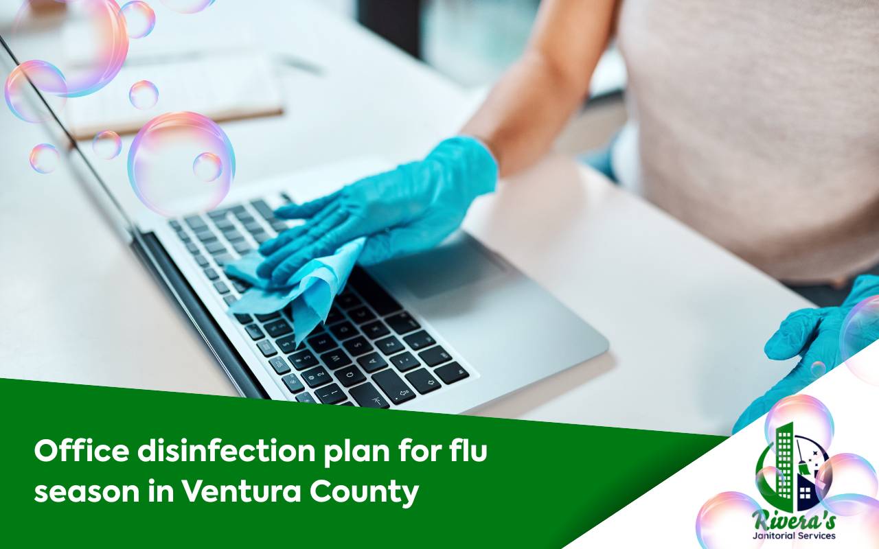 Daily and weekly cleaning schedule for Office Disinfection Flu Season