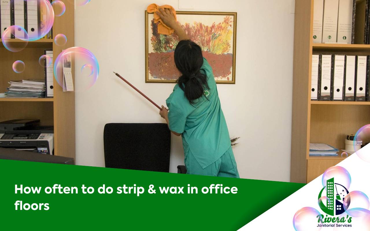 VCT traffic lane frequency in a Floor Care Strip and Wax Schedule