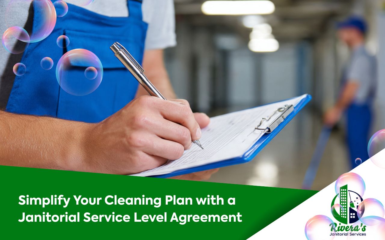 Janitorial quality control checklist Thousand Oaks used during an office cleaning inspection